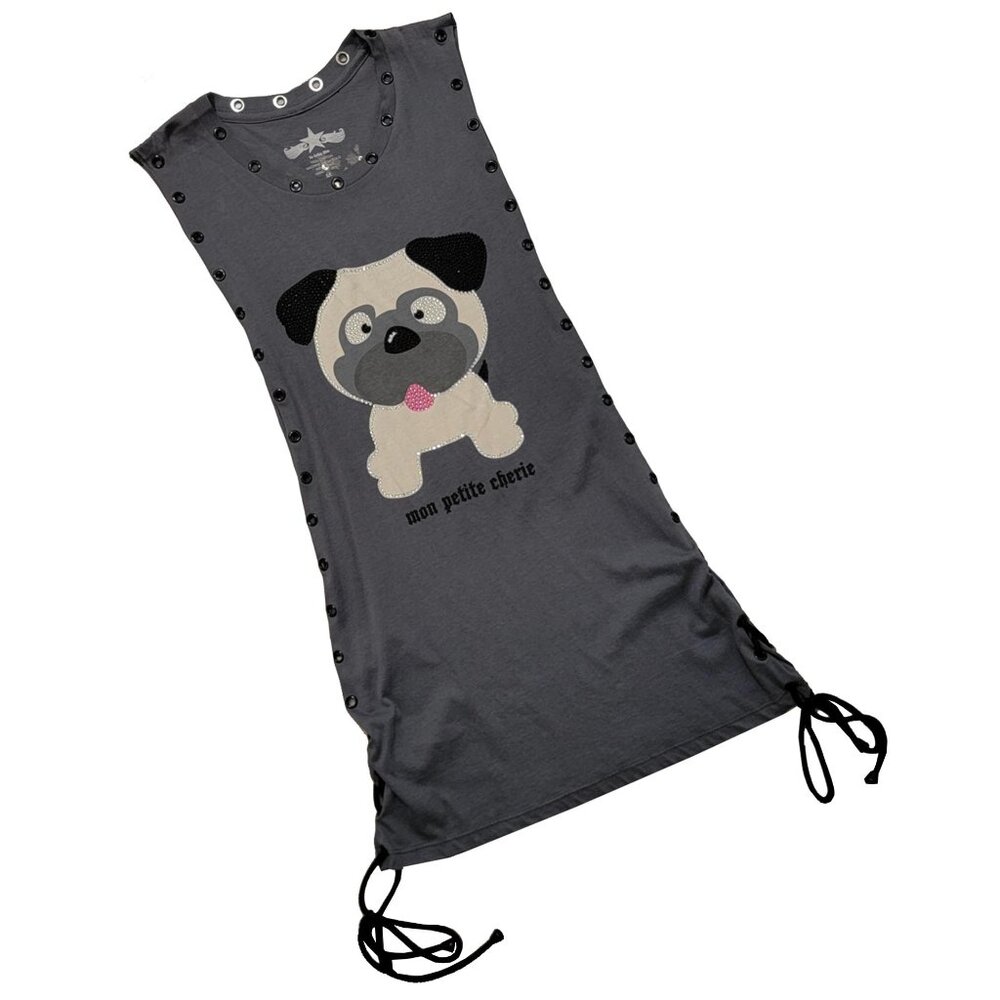 Mom Petit Cherie Women's Gray Sleeveless Tank Top